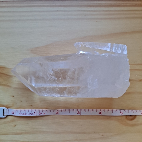 Large Quartz Crystal Point with Trigger Crystal Growths - Picture 7 of 9